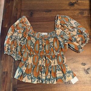 Ulla Johnson Medha Top in Nimbus